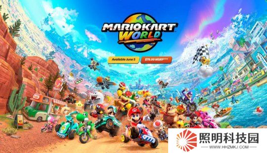 《馬里奧賽車：世界》售價80美元 新增2個游戲模式